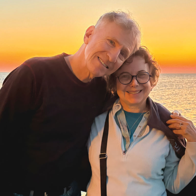 Photo of Dr. David Miner and Penny Robiner